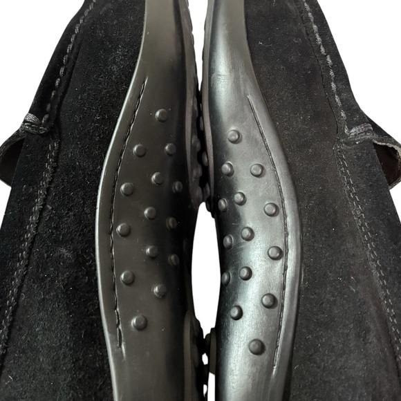 TOD’S - MEN’S SIZE 9 - BLACK SUEDE - SLIP ON CITY DRIVING LOAFERS SHOES -S2 - Picture 11 of 15